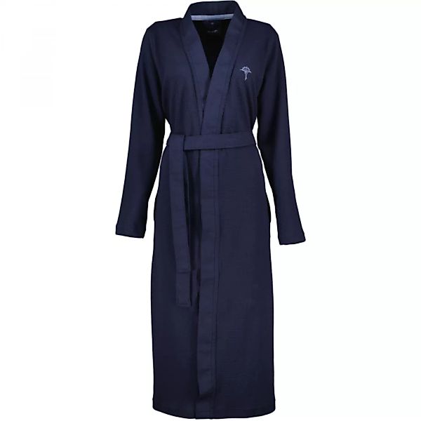 JOOP Damen Bademantel Kimono Pique 1657 - Farbe: Blau - 175 - M günstig online kaufen