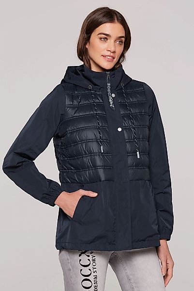 SOCCX Windbreaker mit Kapuze mit Elastikbündchen günstig online kaufen