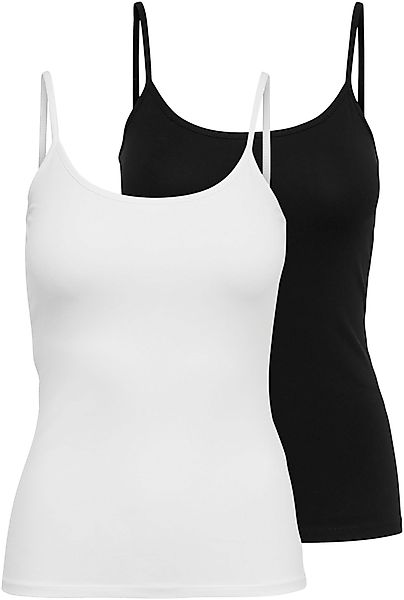 ONLY Spaghettitop (2er-Pack) mit Stretch günstig online kaufen