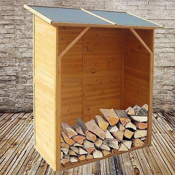 Melko Kaminholzregal Kaminholzregal Brennholzregal Regal Kaminholz günstig online kaufen