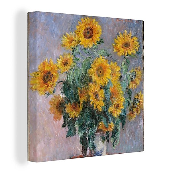 OneMillionCanvasses® Leinwandbild Blumenstrauß mit Sonnenblumen - günstig online kaufen