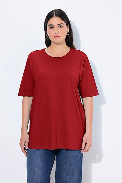 Ulla Popken T-Shirt T-Shirt Rundhalsausschnitt Relaxed günstig online kaufen