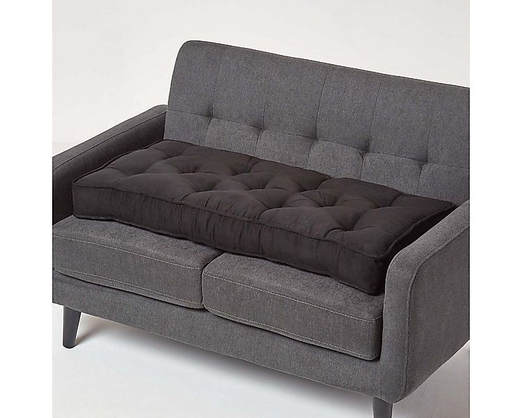 Homescapes Sitzkissen Sofa-Auflage 100 x 48 cm mit Veloursbezug – dickes Si günstig online kaufen