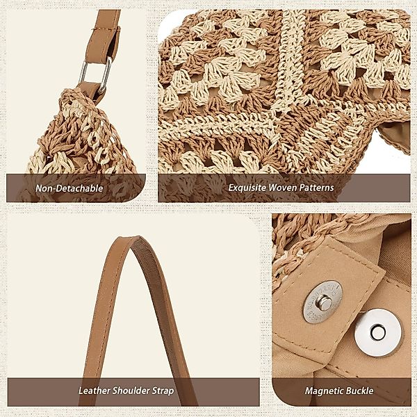 ZEUOPQ Strandtasche Strohtasche Strandtaschen für Damen, günstig online kaufen