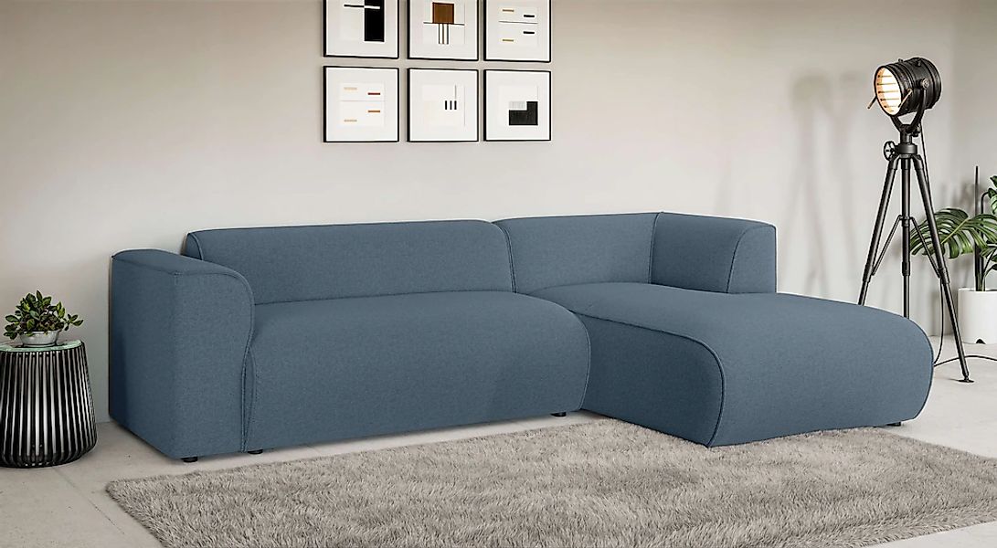 Home affaire Ecksofa "MERID L-Form (257 cm), zeitlos & stilvolles Design," günstig online kaufen