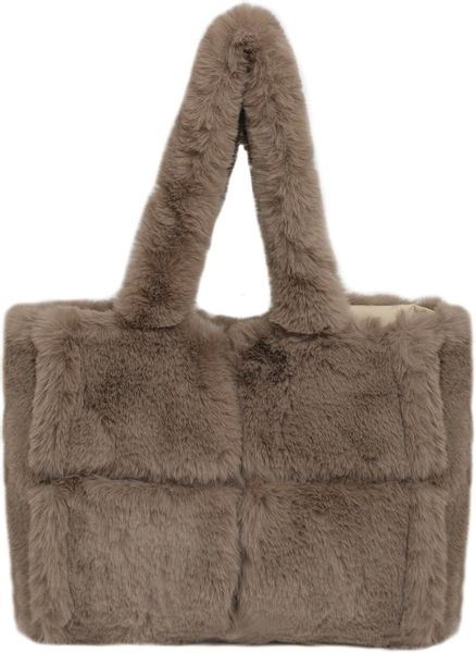 Coonoor Schultertasche Damen Plüsch Umhängetasche Groß günstig online kaufen