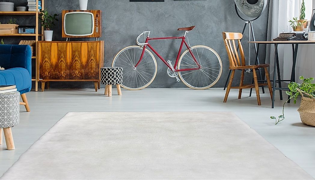 Arte Espina Fellteppich »Rabbit 100«, rechteckig, 45 mm Höhe, Kunstfell, Ka günstig online kaufen