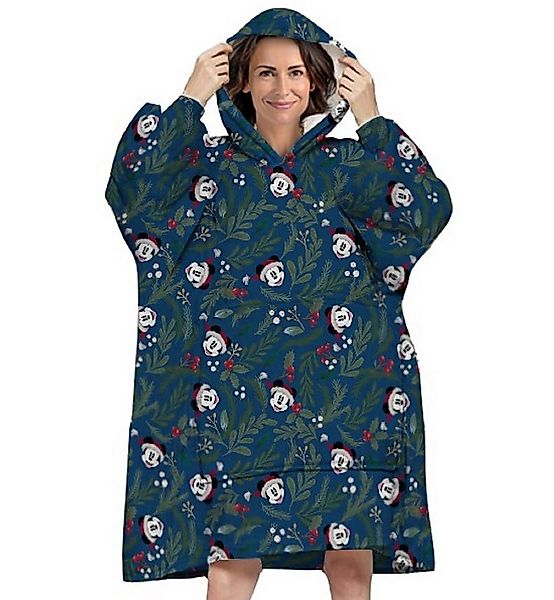 Disney Mickey Mouse Poncho - Bequemer Überwurf mit Kapuze für Erwachsene in günstig online kaufen