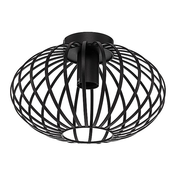 Lindby Deckenlampe Maivi 10012897 Modern in Schwarz aus Metall 1-flammig E2 günstig online kaufen