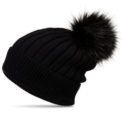 Caspar Bommelmütze MU204 Gefütterte Damen Strick günstig online kaufen