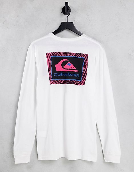Quiksilver – Return To The Moon – Langärmliges Shirt in Weiß günstig online kaufen