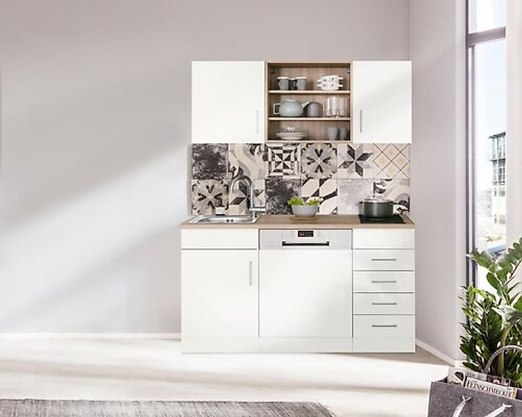 HELD MÖBEL Pantryküche »Mali«, Breite 150 cm, mit E-Geräten günstig online kaufen