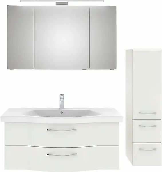 Saphir Badmöbel-Set »6005 Sprint 3-teilig, Keramik-Waschtisch mit LED-Spieg günstig online kaufen