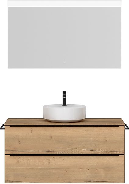 nobilia® Badmöbel-Set »Alvene« vormontiert, mit Soft-Close, 2 Stk. tlg. ink günstig online kaufen