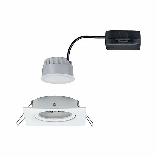 Paulmann "LED Einbauleuchte 3-Step-Dim Nova Coin schwenkbar eckig 84x84mm 5 günstig online kaufen