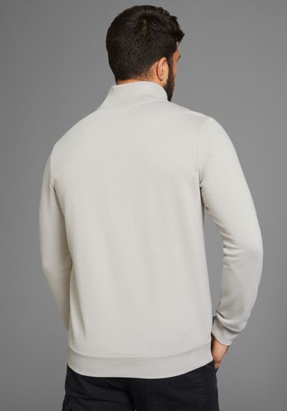 Bruno Banani Sweatshirt mit Troyer Kragen günstig online kaufen