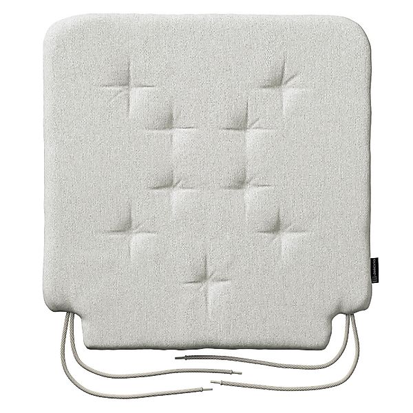 Stuhlkissen Christoph mit Bindeschnur, creme, 42 x 41 x 3,5 cm, Amsterdam ( günstig online kaufen