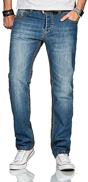 Alessandro Salvarini Straight-Jeans ASMatteo mit dicken günstig online kaufen