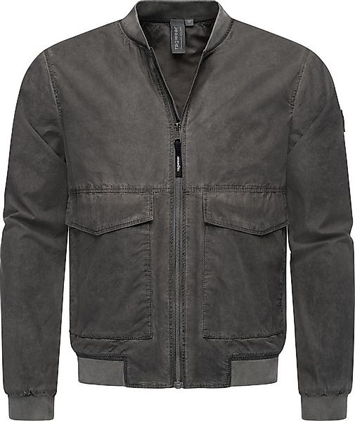 Ragwear Bomberjacke Daq lässige Herren Jacke kurz mit Rippstrickbündchen günstig online kaufen