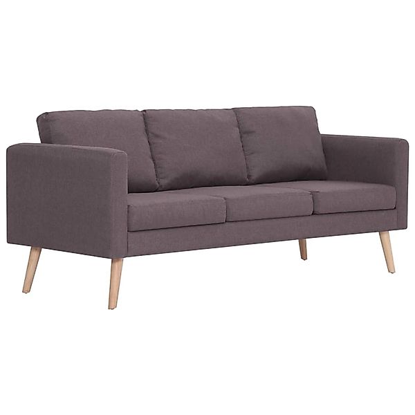 vidaXL 3-Sitzer-Sofa Stoff Taupe Modell 1 günstig online kaufen