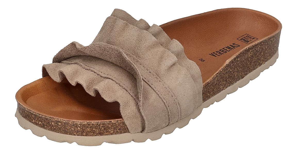 VERBENAS ROCIO serraje volante Pantolette Piedra günstig online kaufen