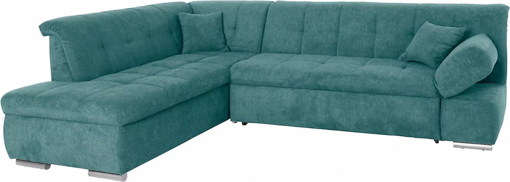 DOMO collection Ecksofa »Mona L-Form«, wahlweise mit Bett- und Armlehnfunkt günstig online kaufen