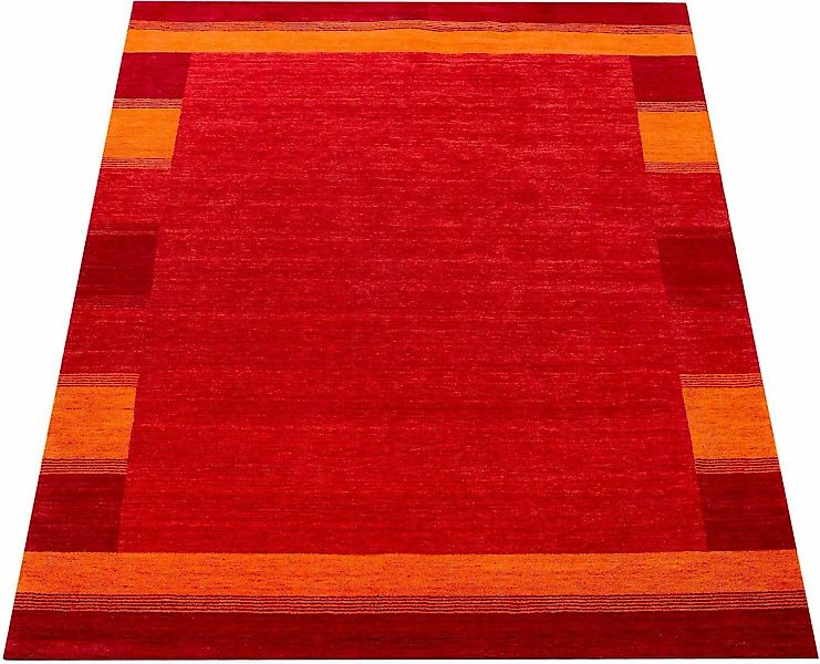 Paco Home Wollteppich "Gabbeh 310" rechteckig 14 mm Höhe Kurzflor, handgewe günstig online kaufen