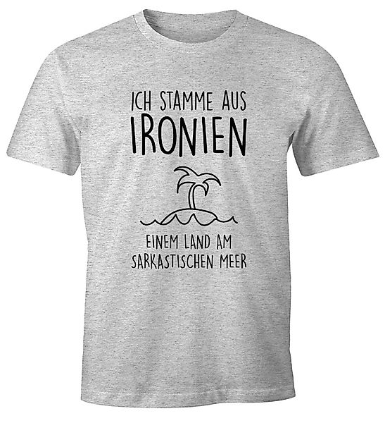 MoonWorks Print-Shirt Herren T-Shirt Ich stamme günstig online kaufen