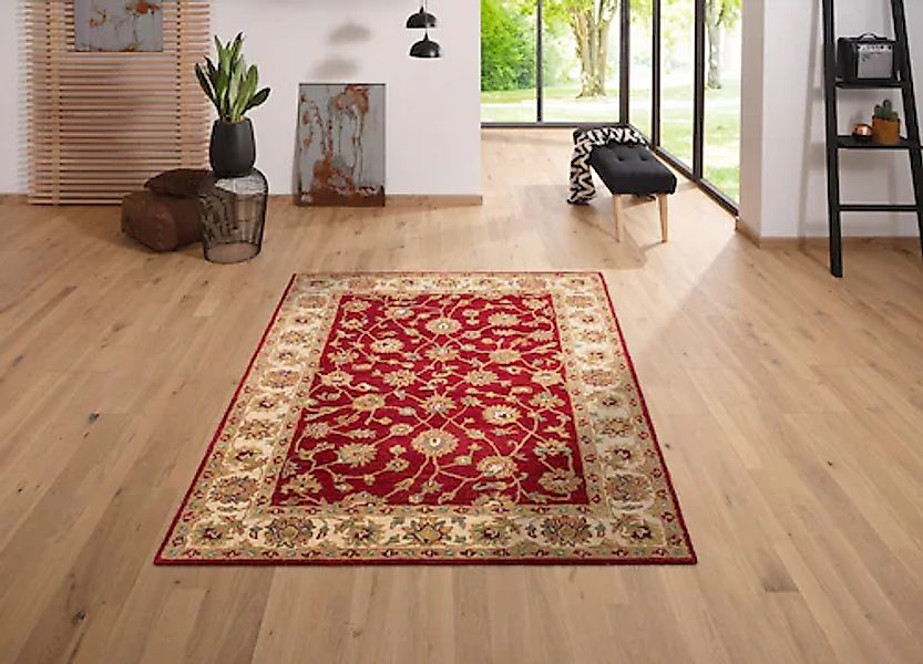 my home Wollteppich »Sahil«, rechteckig, 14 mm Höhe, reine Wolle, Orient-Op günstig online kaufen