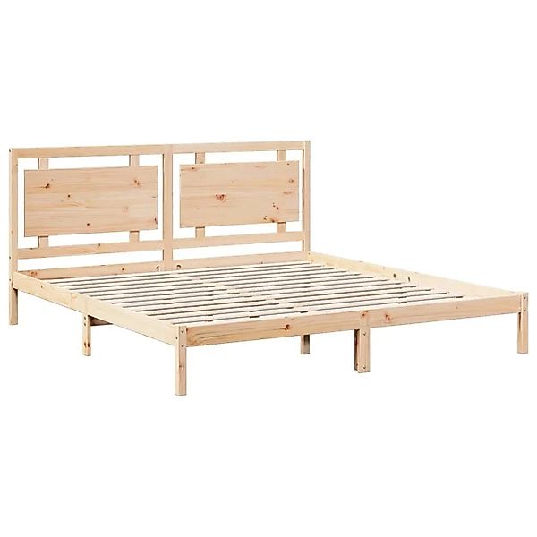 vidaXL Massivholzbett Extra Lang ohne Matratze 200x210 cm 3309193 günstig online kaufen