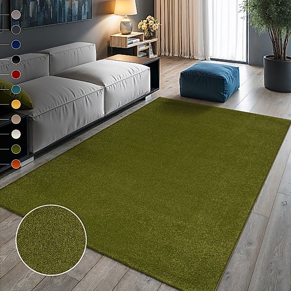 Sanat Teppich "UNI, auch als Läufer- und Rundgrößen erhältlich" rechteckig günstig online kaufen