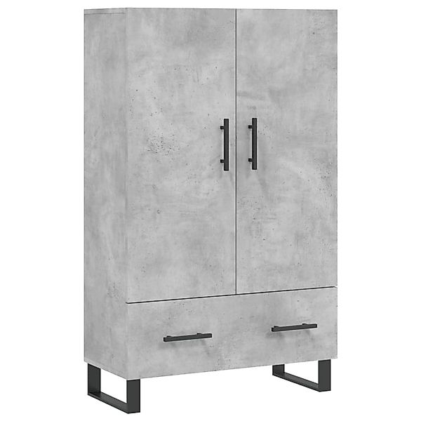 vidaXL Highboard Betongrau 69,5x31x115 cm Holzwerkstoff 828264 günstig online kaufen