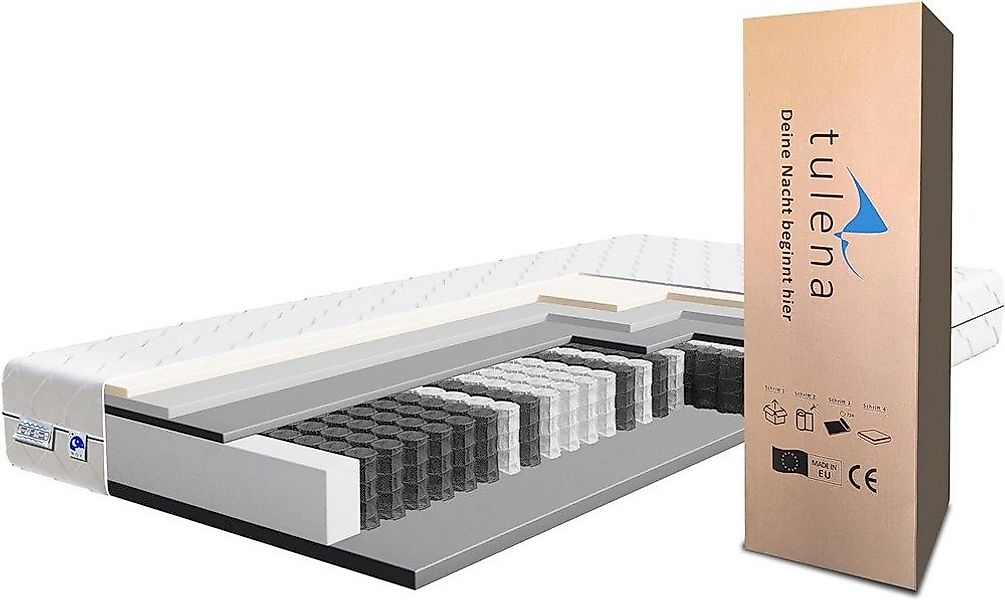 Taschenfederkernmatratze orthopädische 7-Zonen, zwei unterschiedlich feste günstig online kaufen