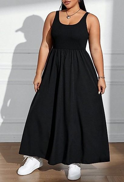 SEGUEN Strandkleid Ärmelloses Kleid mit Kragen für Damen in Übergröße (Einf günstig online kaufen