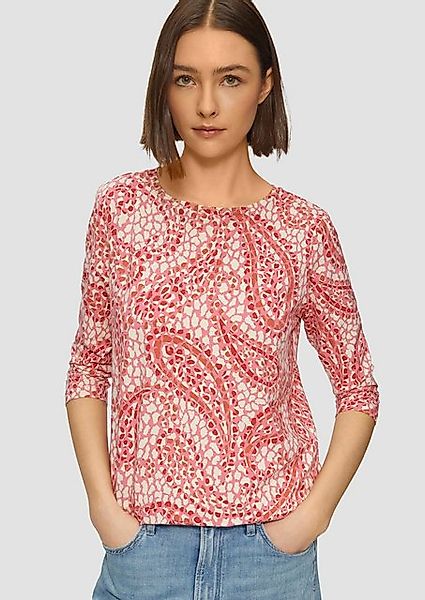 s.Oliver 3/4-Arm-Shirt Shirt aus Viskosestretch in O-Shape günstig online kaufen