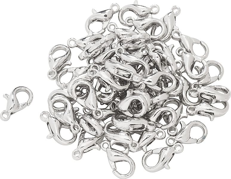 VBS XXL Schmuckset Karabinerverschlüsse, 10 mm, günstig online kaufen