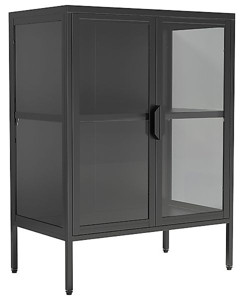 VCM Standvitrine Stahl Glas Standvitrine Vitrine günstig online kaufen