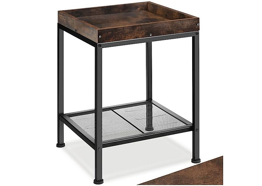 tectake Beistelltisch Couchtisch Rochester 41,5x41x56cm (1-St., 1 tlg), Rec günstig online kaufen