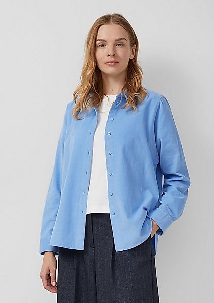 s.Oliver Langarmbluse Bluse Feincord-Bluse mit Hemdkragen günstig online kaufen