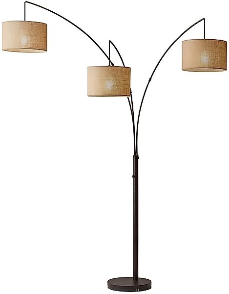SalesFever Stehlampe »Oliver«, 3 flammig, Leuchtmittel E27   ohne Leuchtmit günstig online kaufen