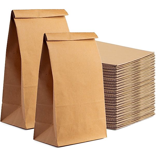 Bastelfreund® DIY-Adventskalender 50x Braune Kraftpapiertüten 210x140 mm Be günstig online kaufen