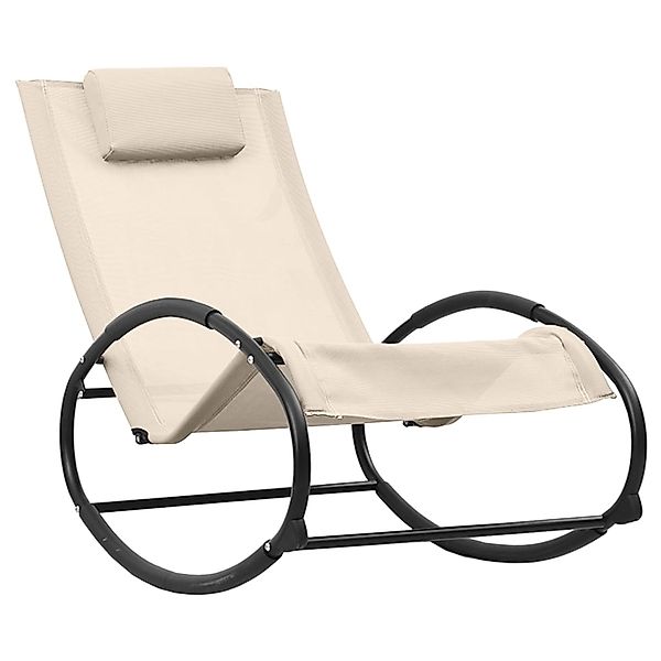 vidaXL Gartenliege Sonnenliege mit Kissen Stahl günstig online kaufen