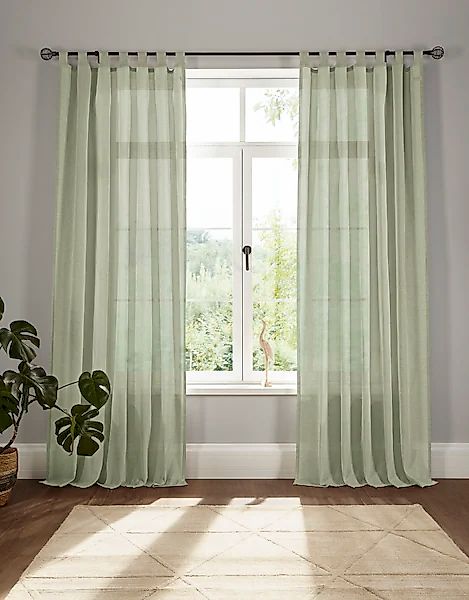 andas Vorhang »Elby 1«, (1 St.), transparent, basic, monochrom, bis 295 cm günstig online kaufen