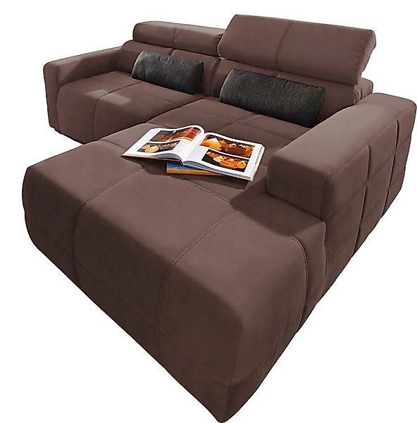 DOMO collection Ecksofa "Brandon Sitzbelastung 140 kg, kleine Ausführung B/ günstig online kaufen