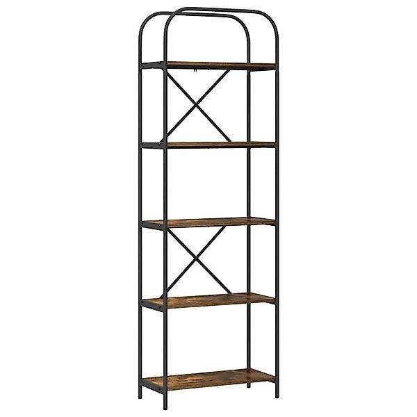 vidaXL Bücherregal Geräucherte Eiche 60 x 30 x 183 cm Holzwerkstoff 879853 günstig online kaufen