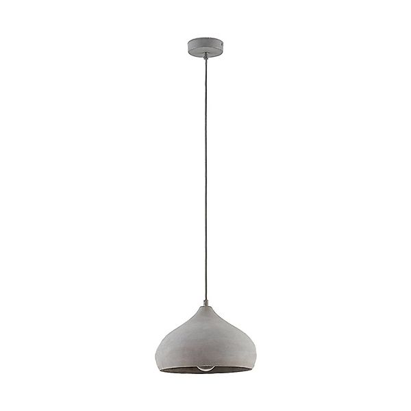 Lindby Beton Pendelleuchte Morton 9624048 Modern in Alu aus Beton 1-flammig günstig online kaufen