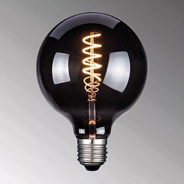 LED-Leuchtmittel, E27, G125, rauchfarben, 4 W, 1800 K, 60 lm günstig online kaufen