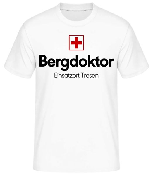 Bergdoktor Einsatzort Tresen · Männer Basic T-Shirt günstig online kaufen