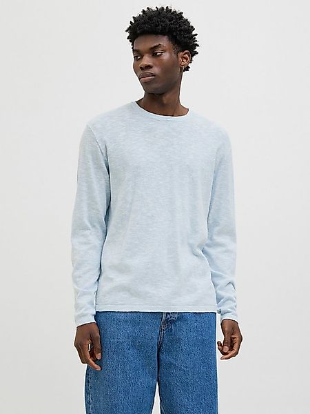 Jack & Jones Rundhalspullover JJESUMMER KNIT CREW NECK SN mit Rundhalsaussc günstig online kaufen