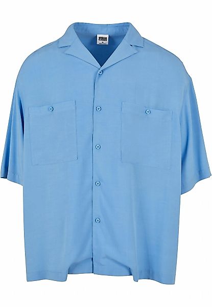 URBAN CLASSICS Langarmhemd "Urban Classics Herren Oversized Resort Shirt" 1 günstig online kaufen